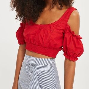 Topshop Gypsy Crop Top